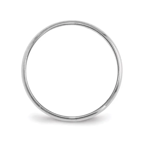 2MM White Gold Wedding Band