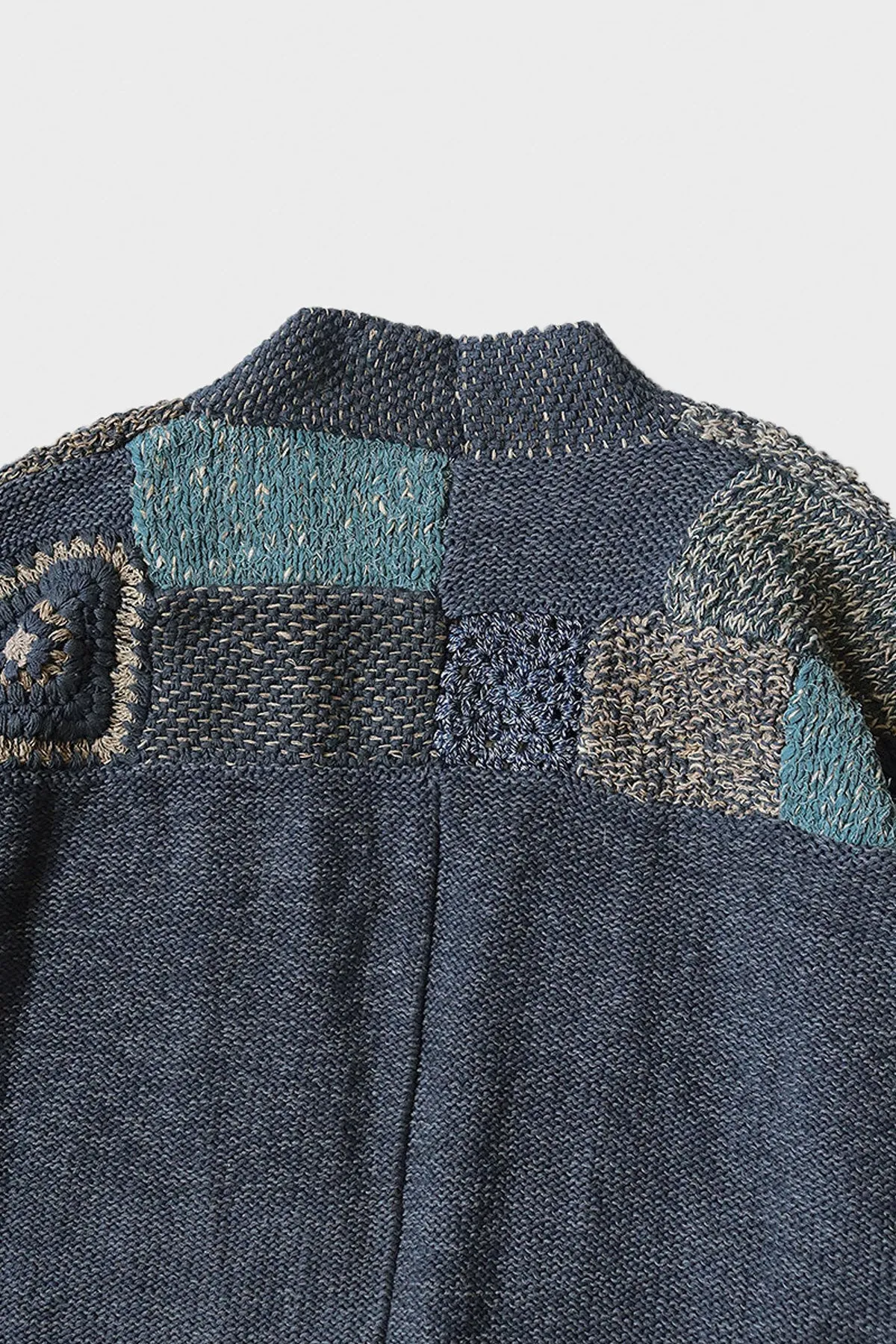 3G Hand Knit SPRING TUGIHAGI KESA Cardigan - Charcoal