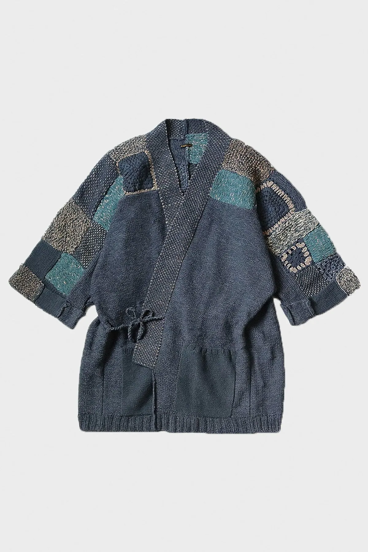 3G Hand Knit SPRING TUGIHAGI KESA Cardigan - Charcoal