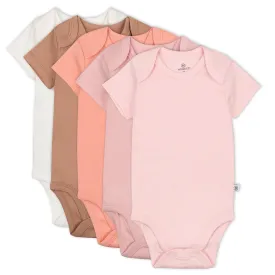 5-Pack Organic Cotton Short Sleeve Bodysuits