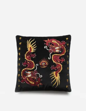 5087 Original Dragon Cushion Black