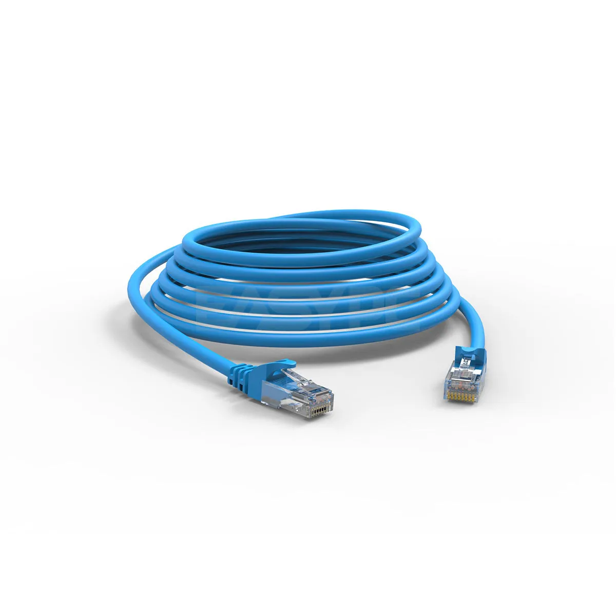 20-Meter Cat6 Ethernet Patch Cable in Blue - High-Speed Internet Connection