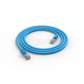 20-Meter Cat6 Ethernet Patch Cable in Blue - High-Speed Internet Connection