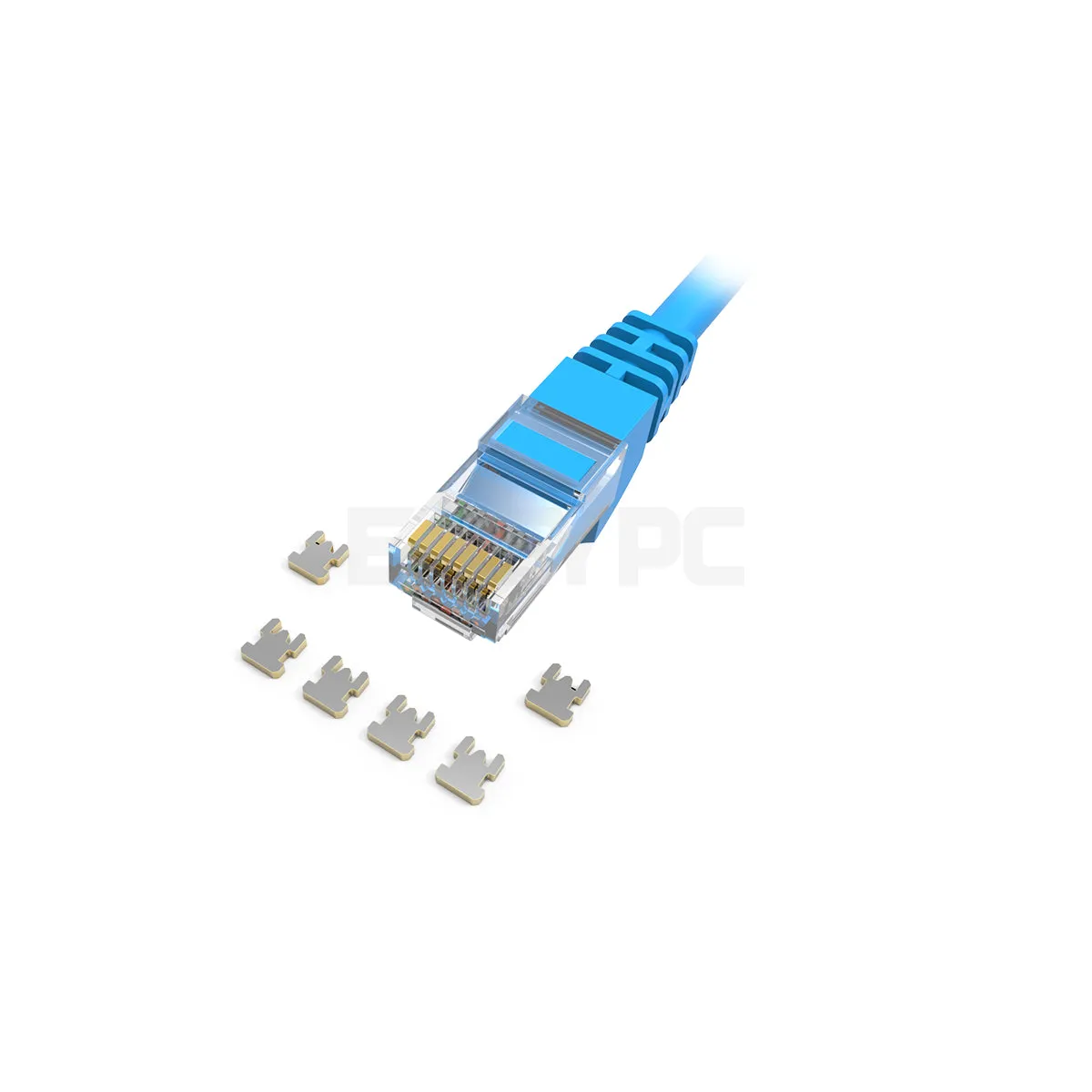 20-Meter Cat6 Ethernet Patch Cable in Blue - High-Speed Internet Connection