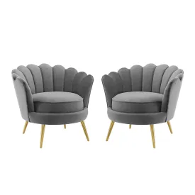 Admire Accent Armchair Performance Velvet Set of 2