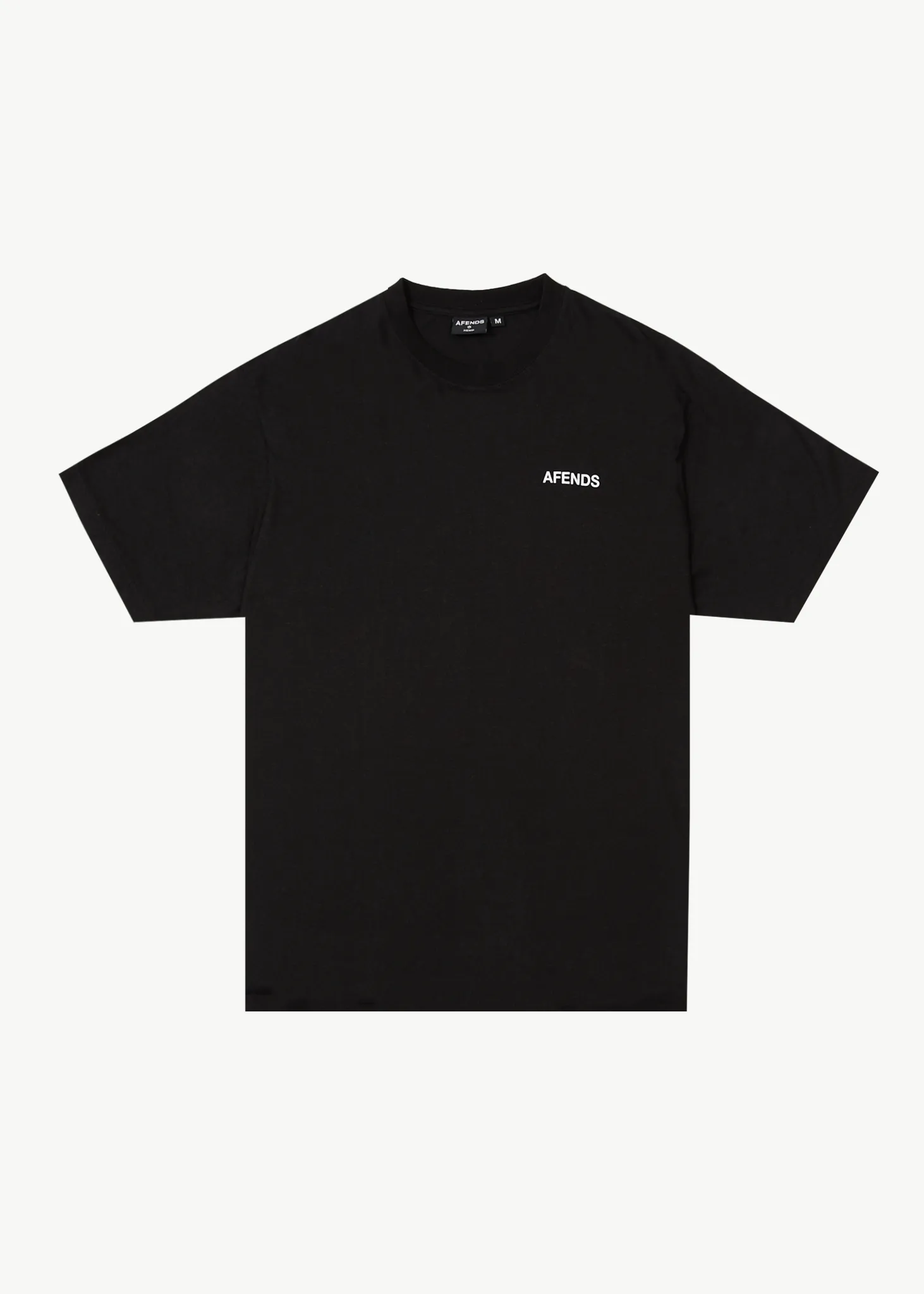 AFENDS Mens Staple - Boxy Fit Tee - Black