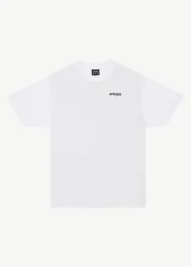 AFENDS Mens Staple - Boxy Fit Tee - White / Black