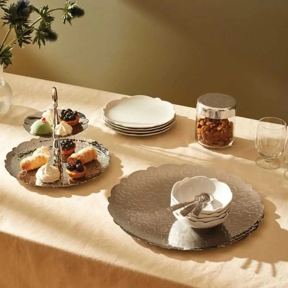 Alessi MW01/94 Dressed breakfast plate white