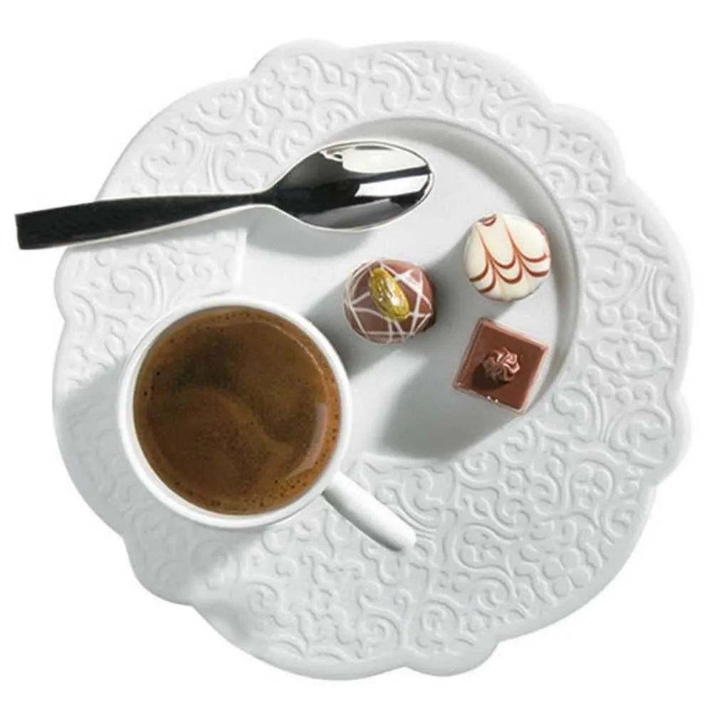 Alessi MW01/94 Dressed breakfast plate white