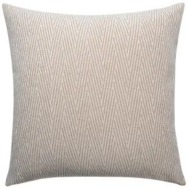 Allure Pillow, Ivory Geometric Jacquard