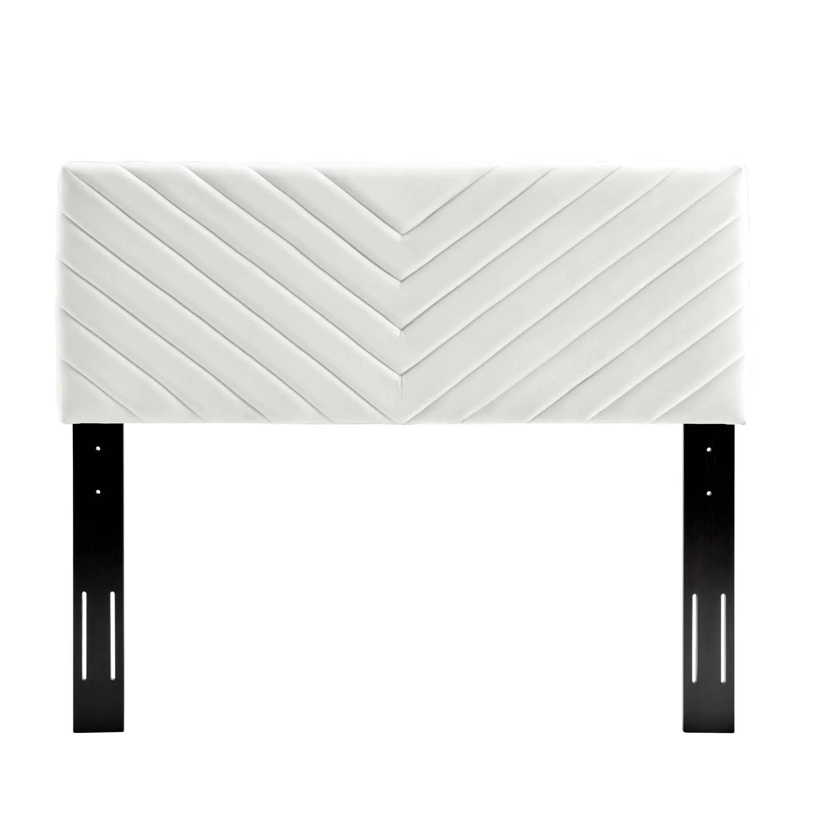 Alyson Angular Channel Tufted Performance Velvet Headboard