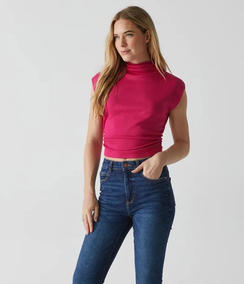 AMARA MOCK NECK TOP