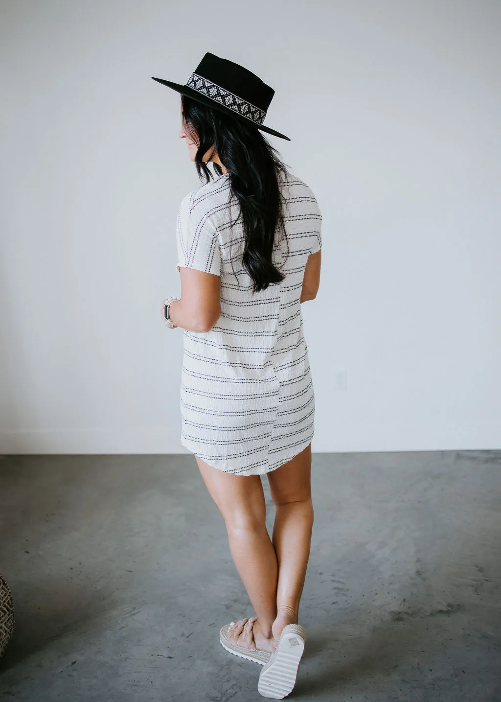 Amaya Striped Shift Dress