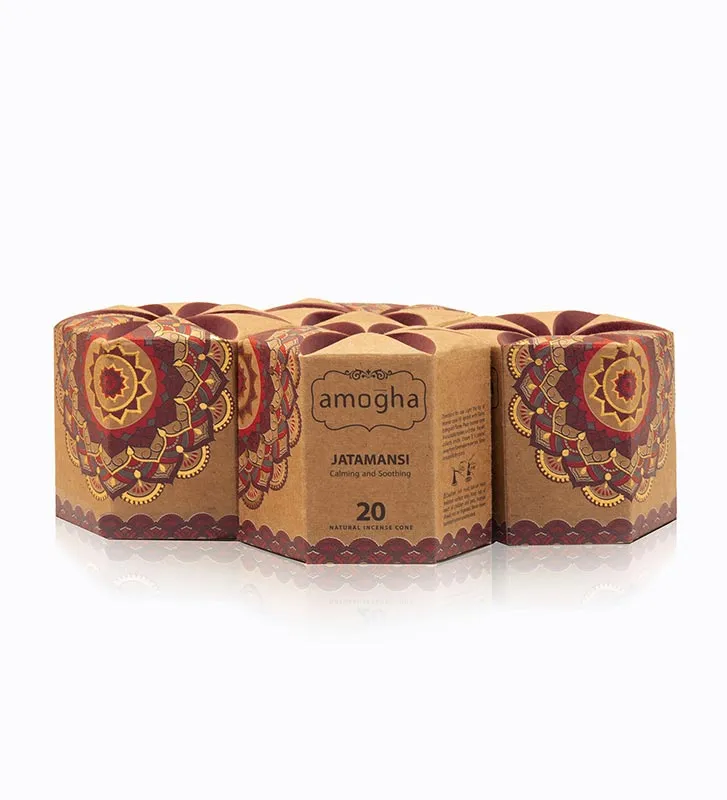 Amogha Incense Cone | Set  Of 4 | 3 x 3 x 3 inches