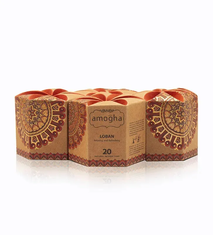 Amogha Incense Cone | Set  Of 4 | 3 x 3 x 3 inches