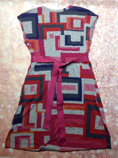 Amy Byer RED & GRAY Dress