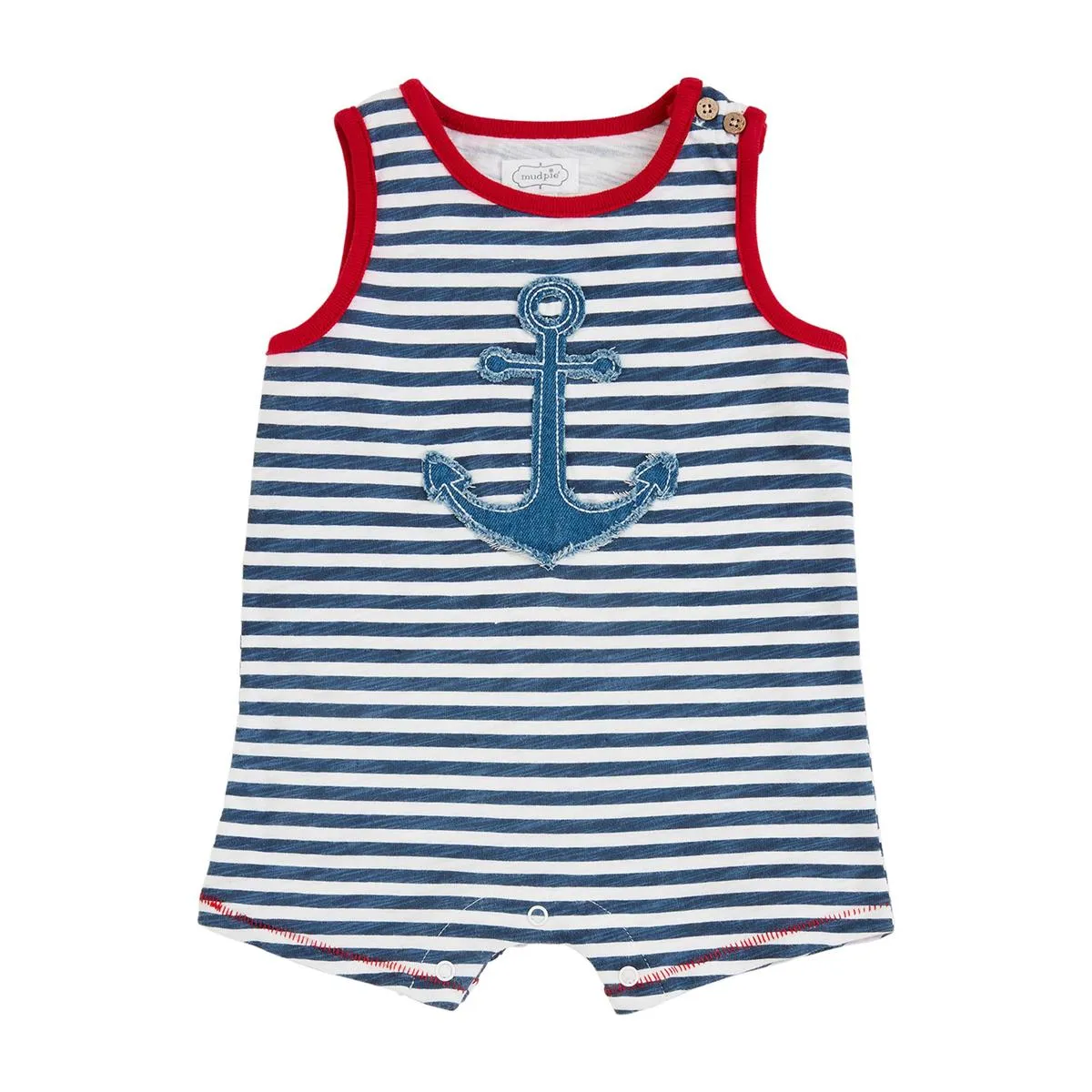 Anchor Stripe Romper