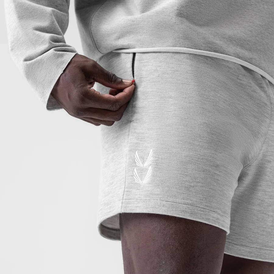 ASRV Waffle Knit Sweat Short - Heather Grey