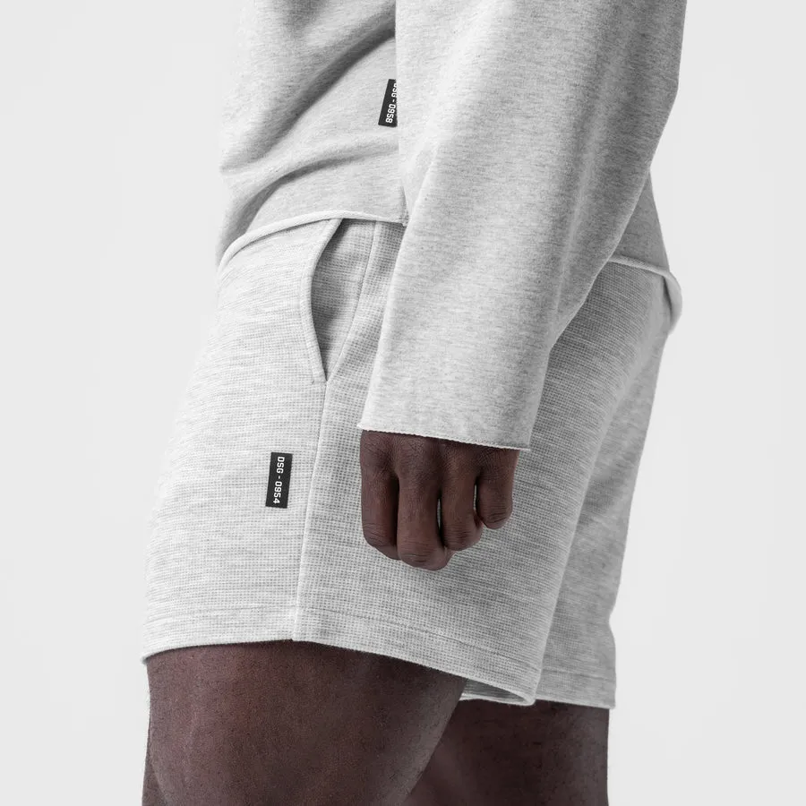 ASRV Waffle Knit Sweat Short - Heather Grey