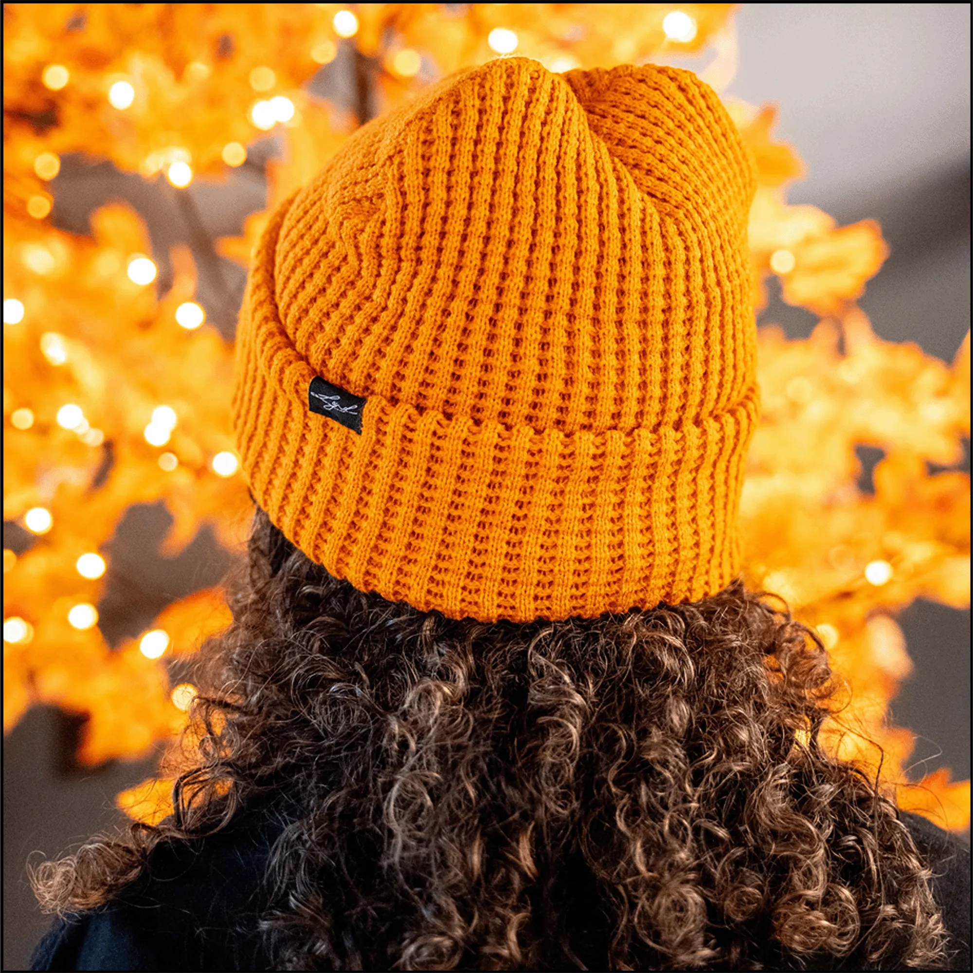 Autumn Waffle-Knit Beanie