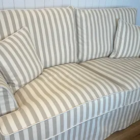 Ayla 2 Seater Sofa Natural Stripe