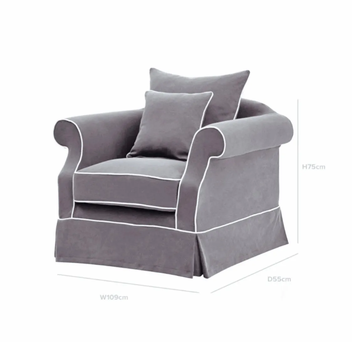 Ayla Armchair Grey