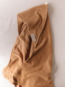 Baby Hooded towel  /  Caramel