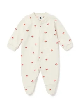 Baby Sleepsuit in Rosy