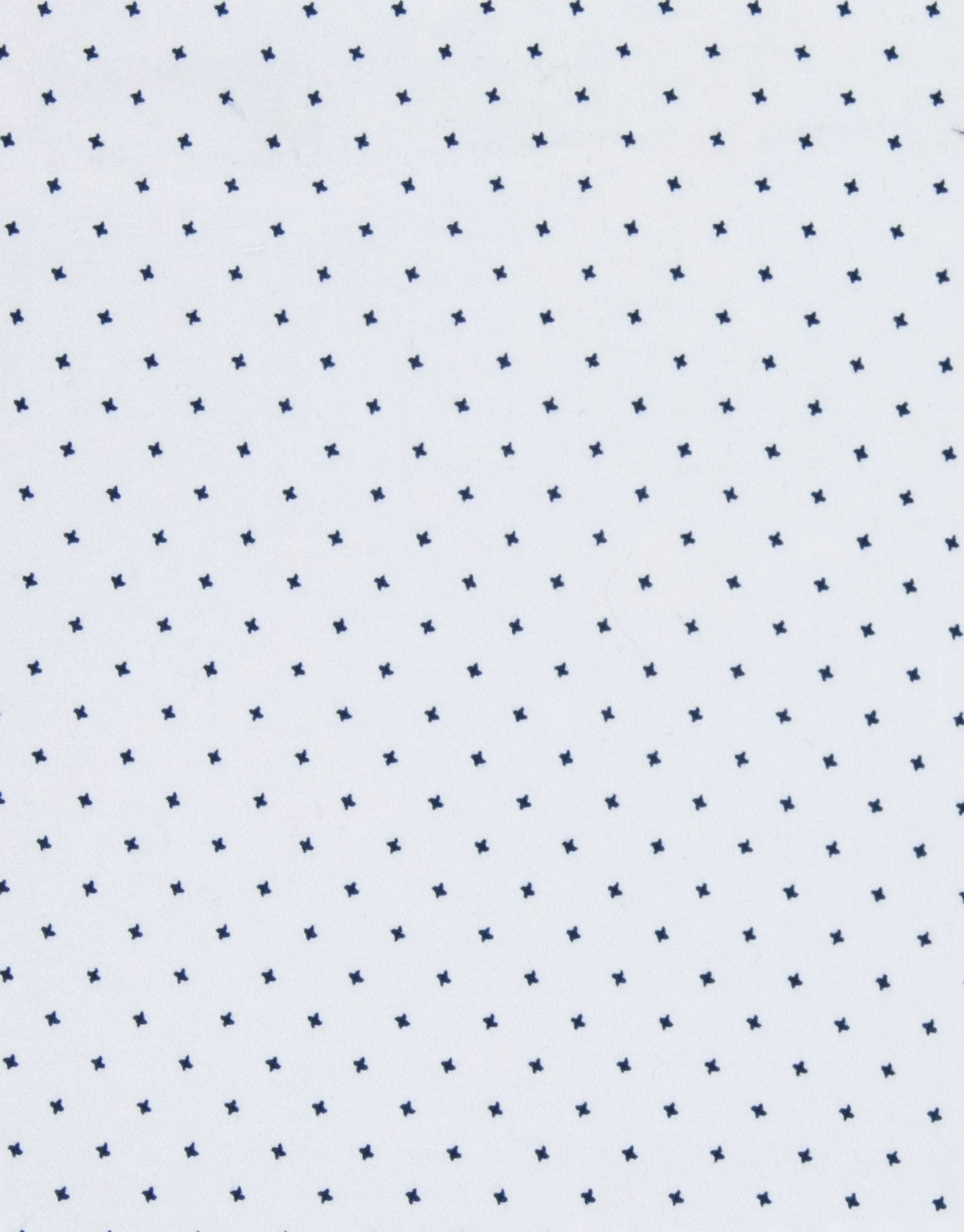 Barbican White & Navy Dot Shirt