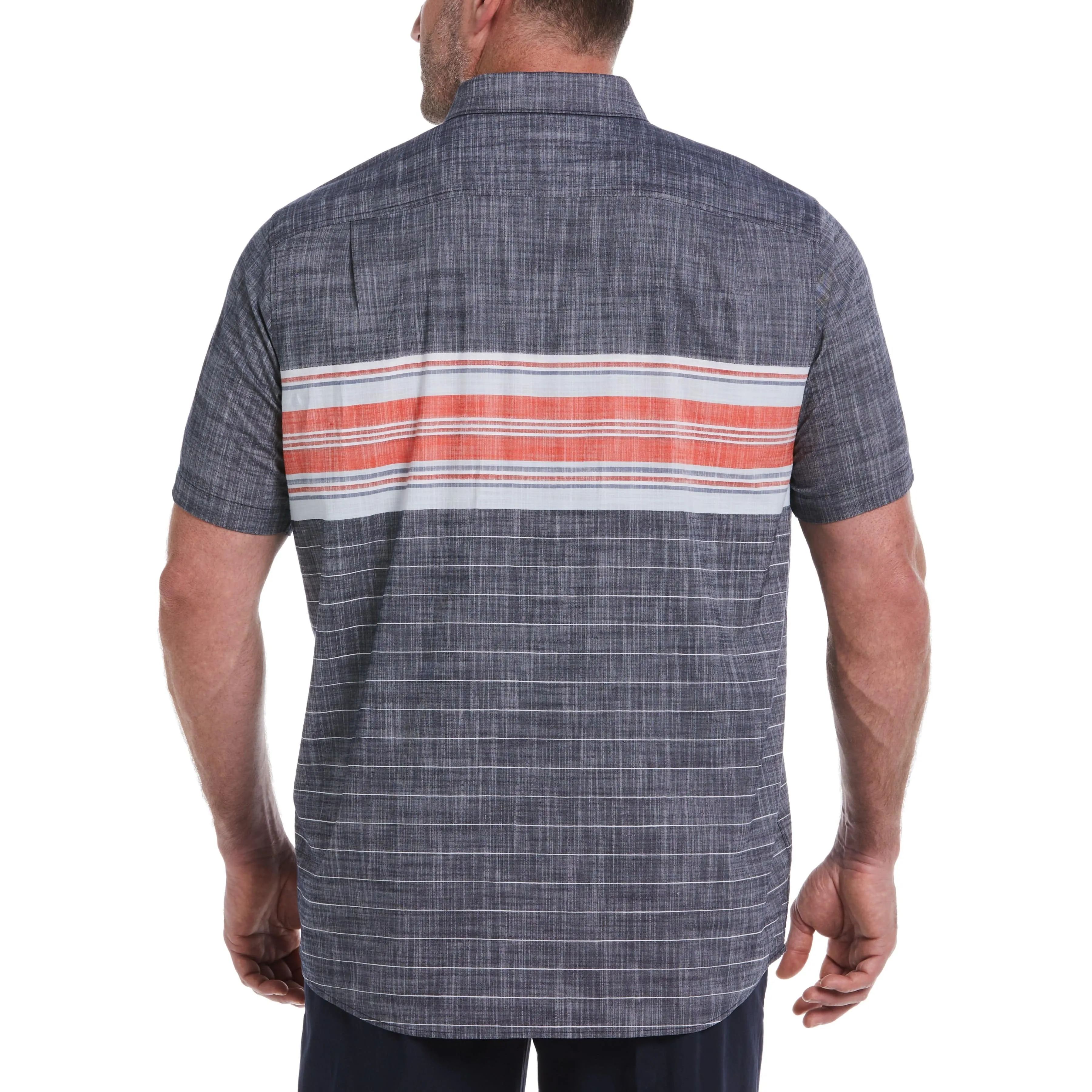 Big & Tall Engineered Chest Stripe Shirt