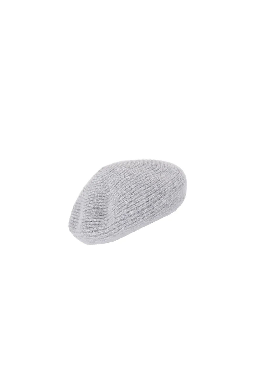 Black Colour - Bcamy Knitted Baret Hat - Grey