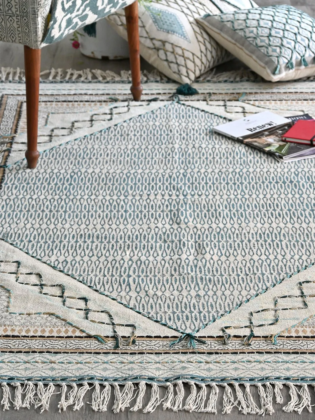 CAHIER - BLOCK PRINTED RUG