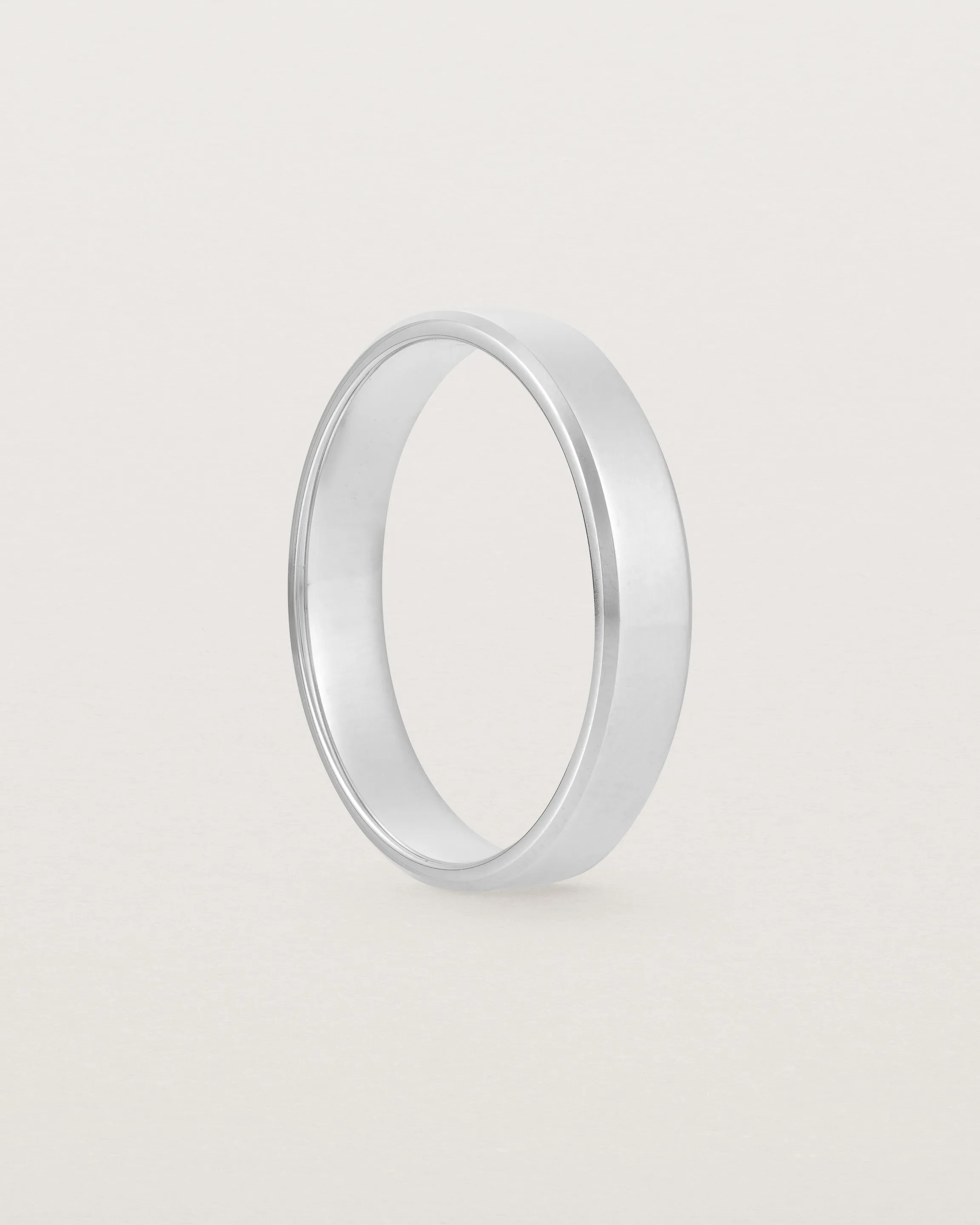 Chamfered Wedding Ring | 4mm