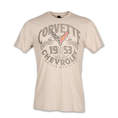 Corvette Detroit Original T-Shirt - Grey