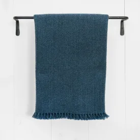 Deep Sea Lagoon Handwoven Cashmere Throw