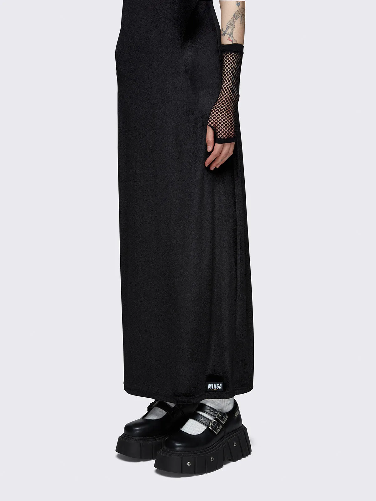 Elenora Velvet Maxi Dress