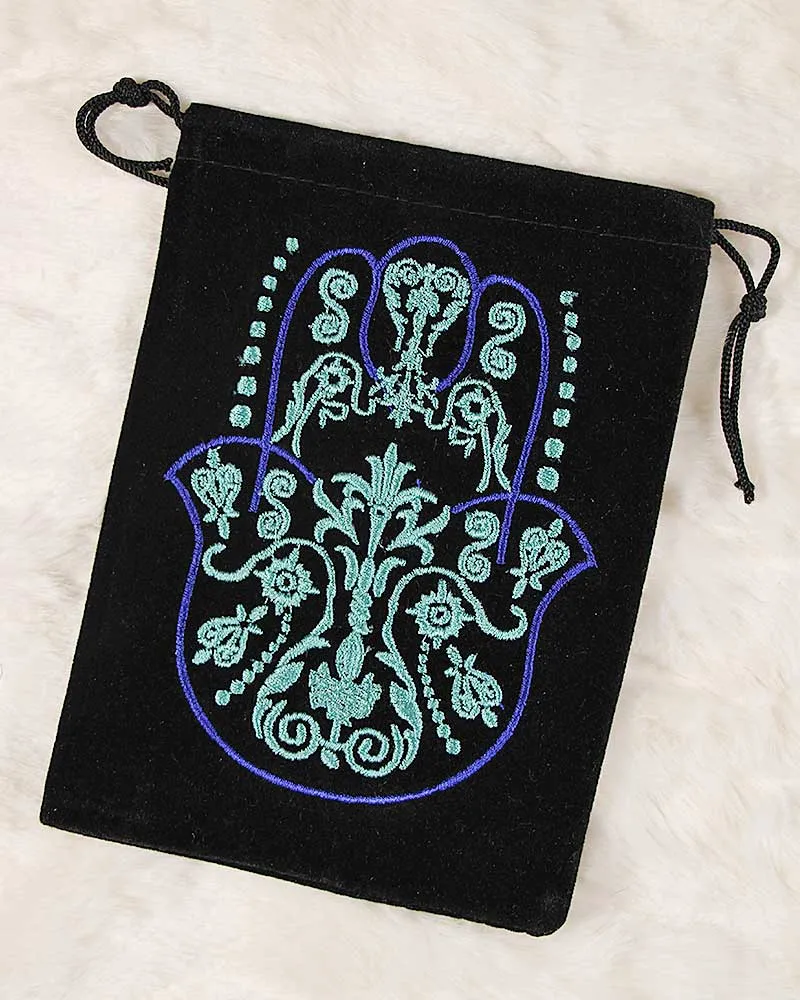 Fatima Hand Velvet Tarot/Oracle Bag