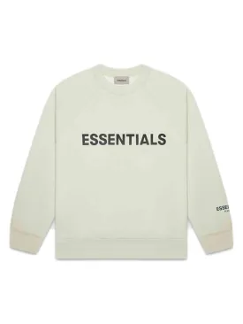 Fear Of God Essentials 3D Silicon Applique Crewneck Sage [FW20]