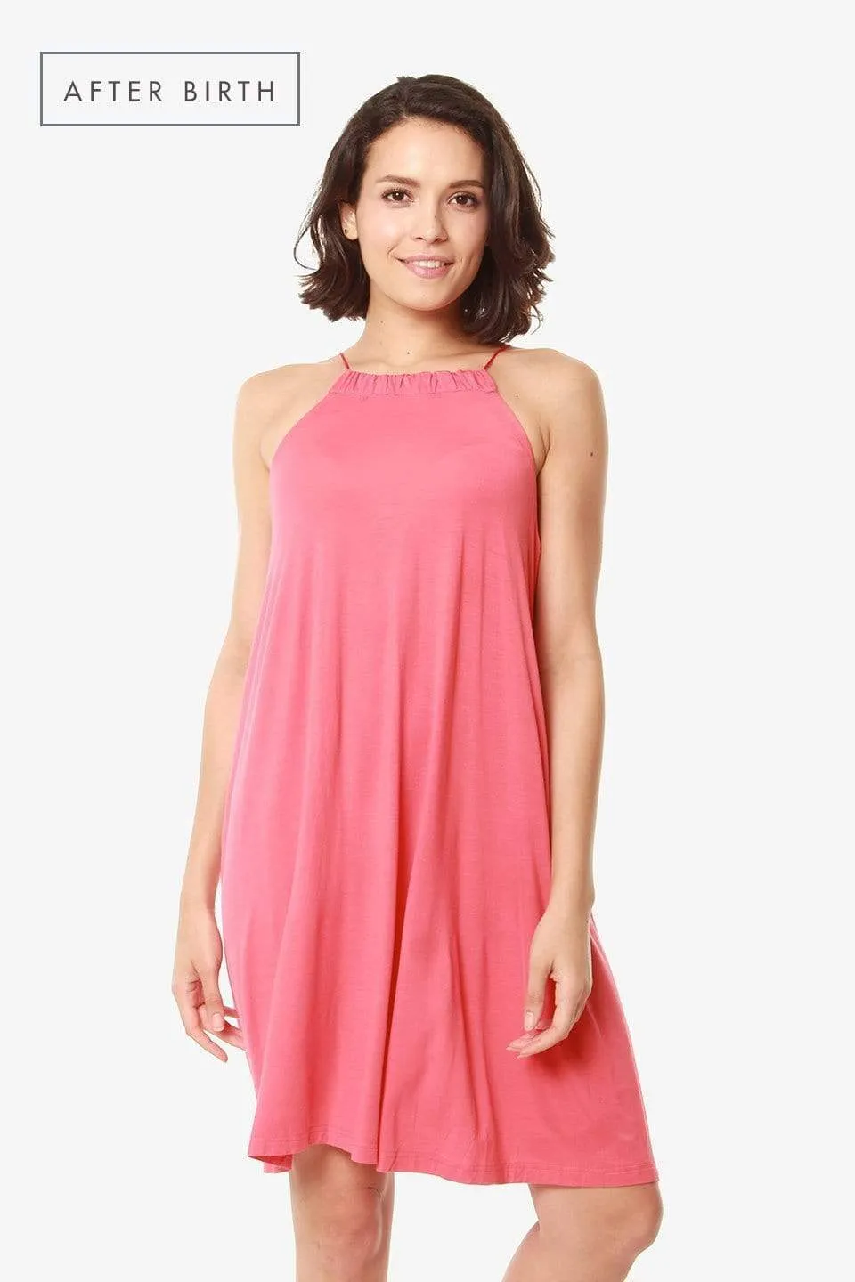 Fianna Sleeveless Bamboo Cotton Nursing Dress Tulip