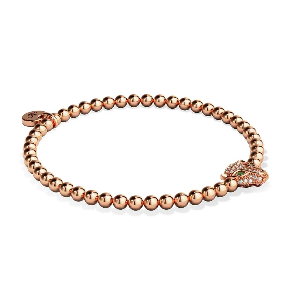 Fierce | Rose Gold Vermeil | CZ Diamond Cat Bracelet