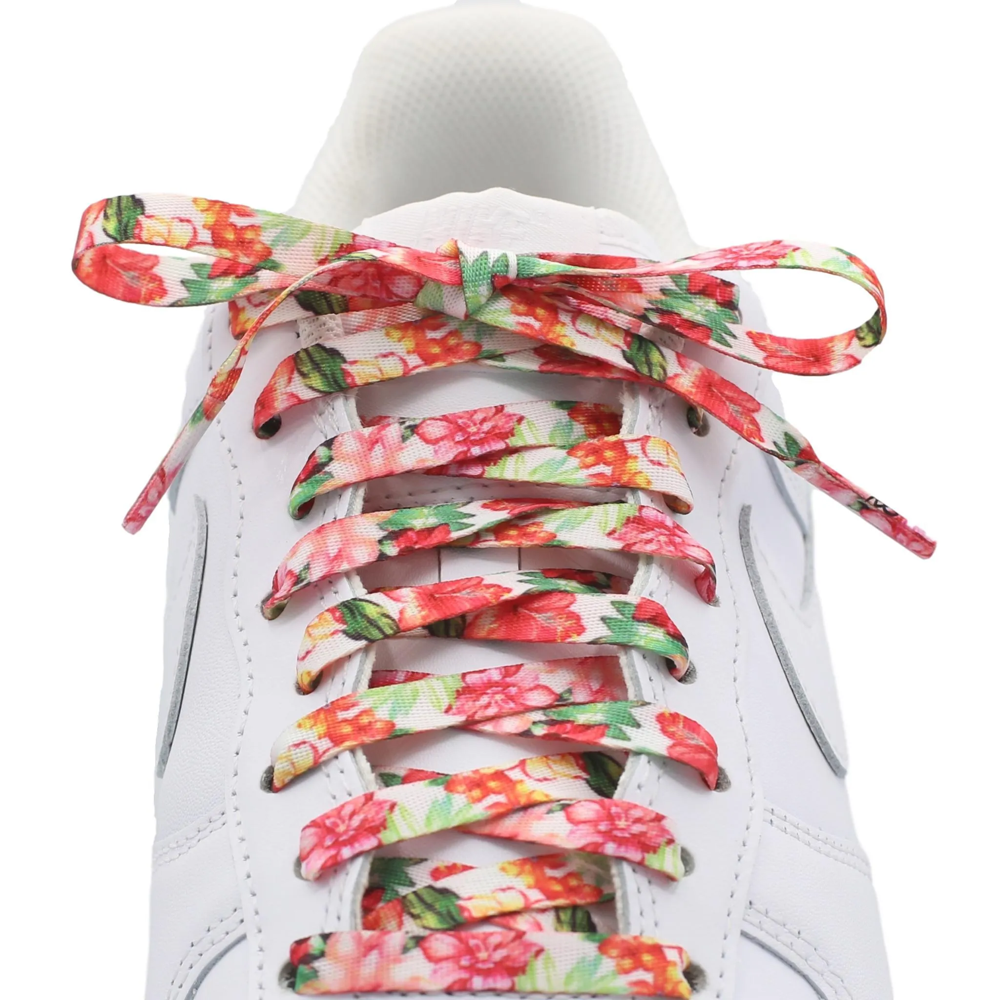 Flat Printed Shoe Laces - Floral