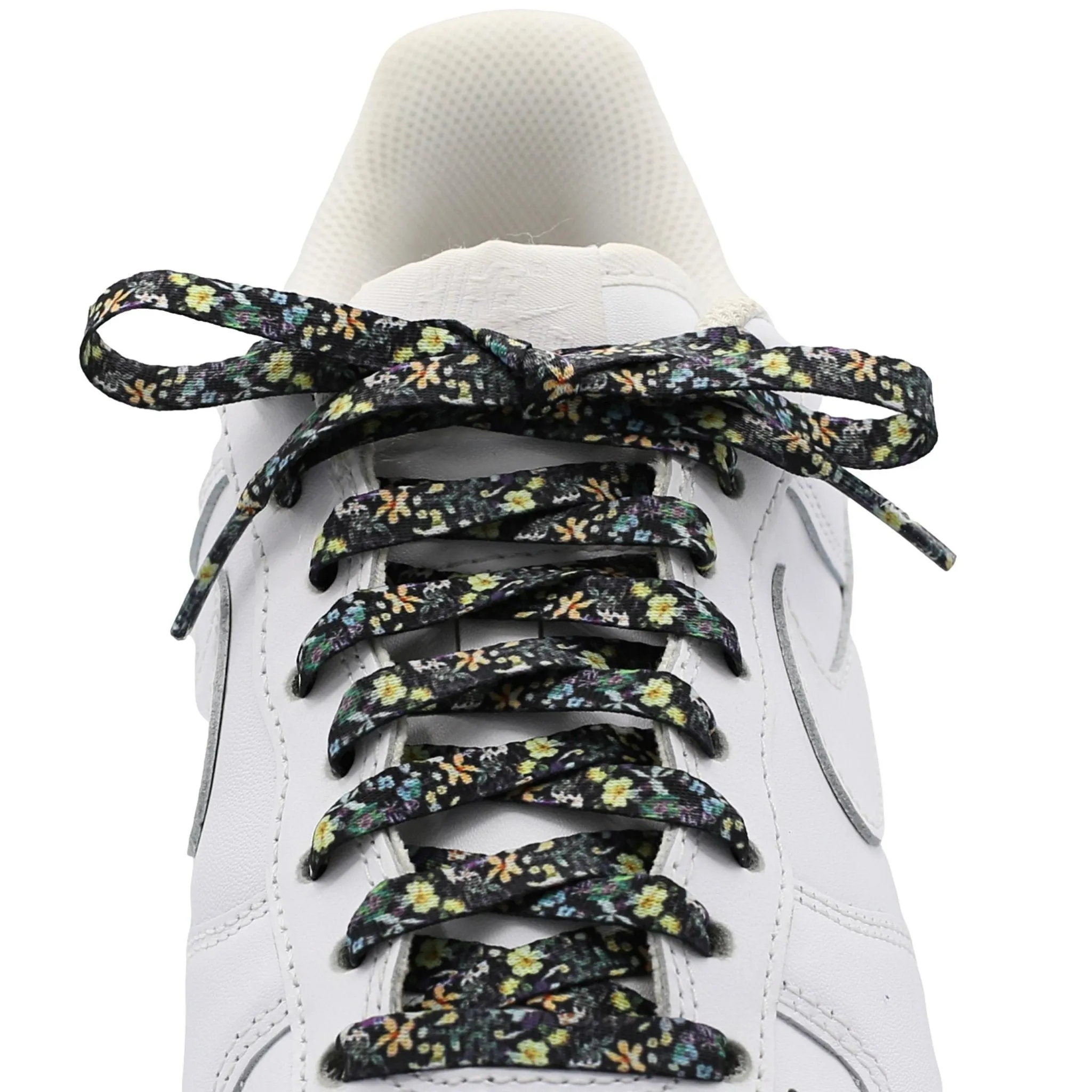 Flat Printed Shoe Laces - Floral