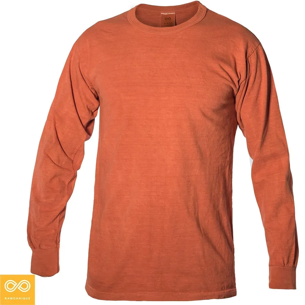 FRISCO 100% Organic Cotton Long-Sleeve T-shirt (Grown & Made in USA) (Unisex) (Elastic-free, Latex-free)