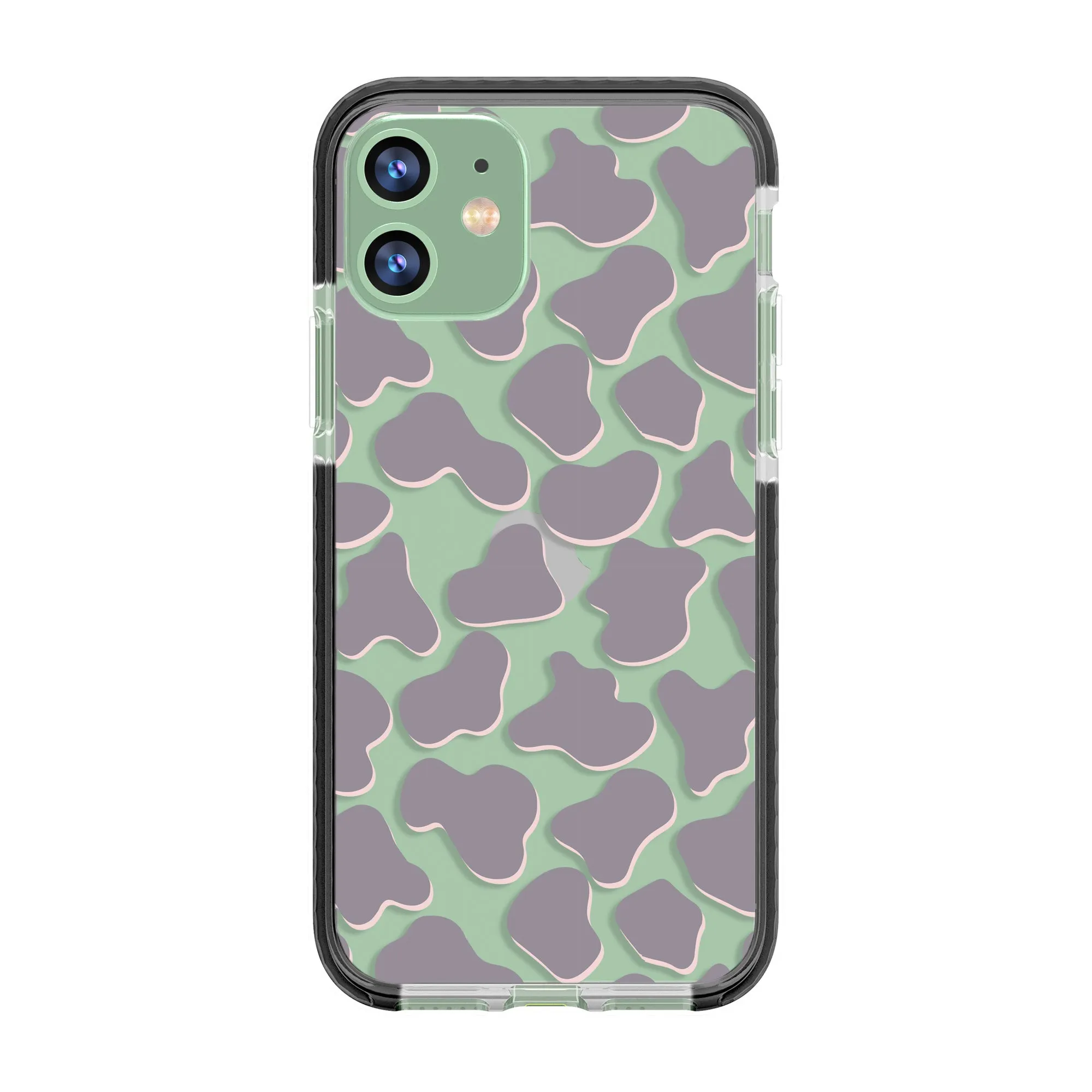 Gray Cow Print Phone Case