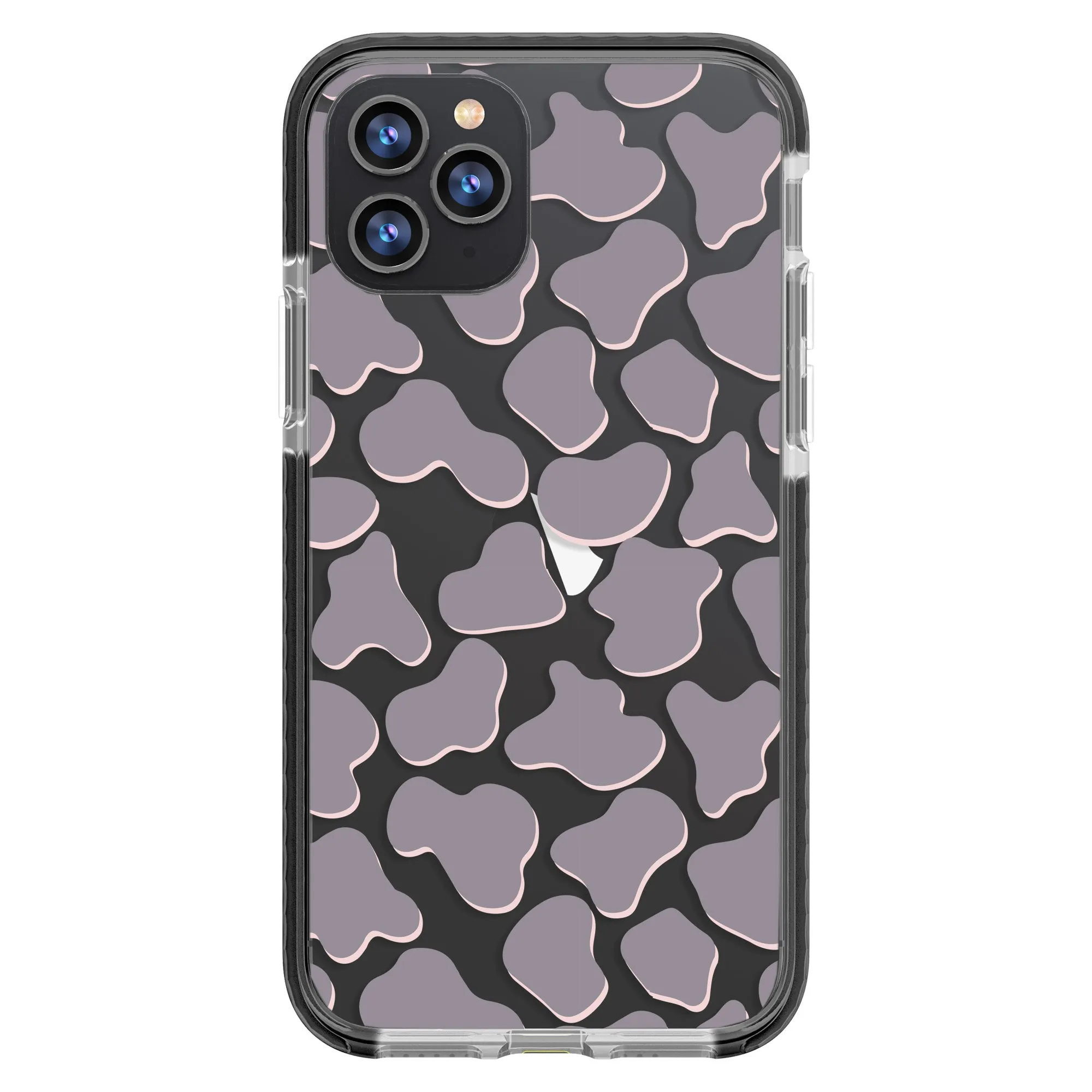 Gray Cow Print Phone Case