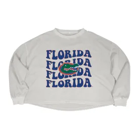 Groovy Gal Crop Crewneck in University of Florida