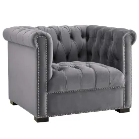 Heritage Performance Velvet Armchair