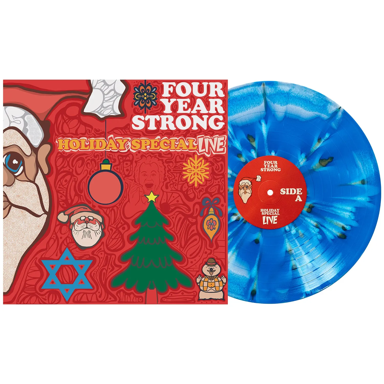 Holiday Special Live - Blue & White Aside/Bside W/ White & Gold Splatter LP