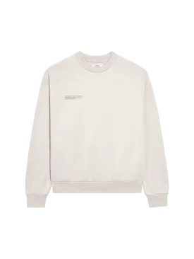 In Conversion Cotton Sweatshirt—cotton white