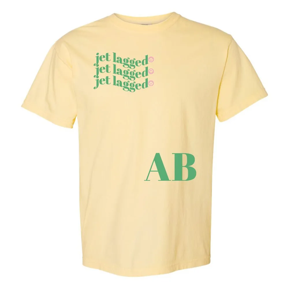 Initialed 'Jet Lagged' T-Shirt